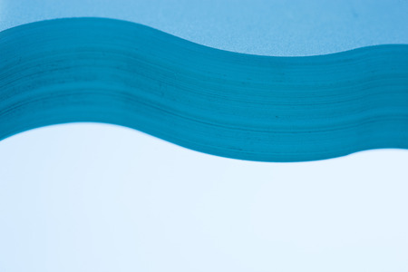 Glass roving fibre for pultrision process. Window fiberglass profile manufacturing. Plate glass, machined edgeの写真素材