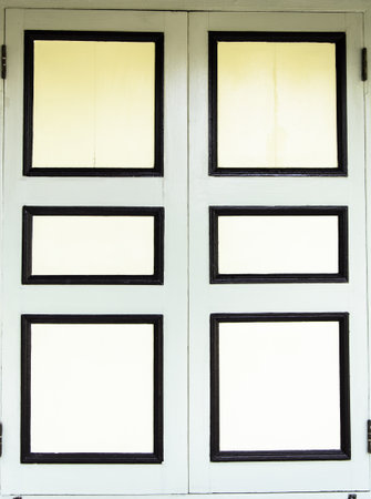 Old  Windows Frameの写真素材