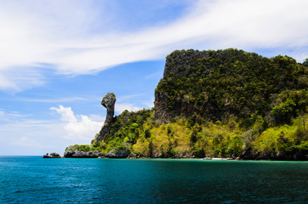 Chicken Island, Krabi Thailandの写真素材