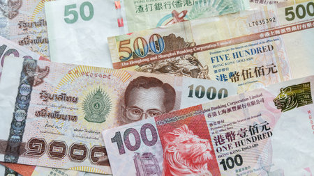 International currenciesの写真素材
