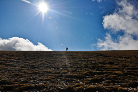 Profiled mountains  niu d Àliga の写真素材