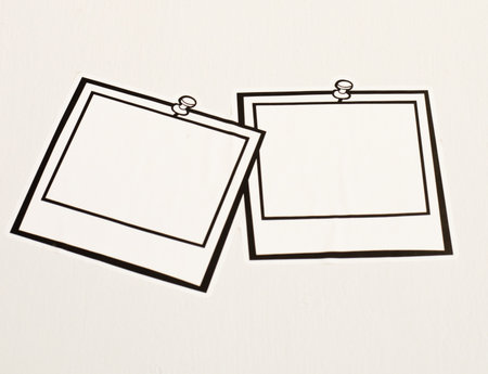 a pair of picture paperの写真素材