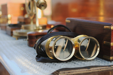Vintage binocularsの写真素材