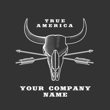 Vector concept template logo for company, product, eventのイラスト素材