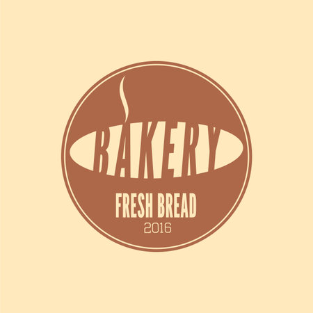 Vector logo, design element for bakery. Original designのイラスト素材