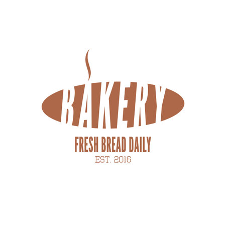 Vector logo, design element for bakery. Original designのイラスト素材