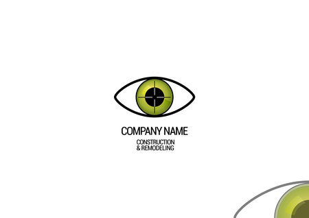 House construction and remodeling vector logotype, badge and business card vector templateのイラスト素材