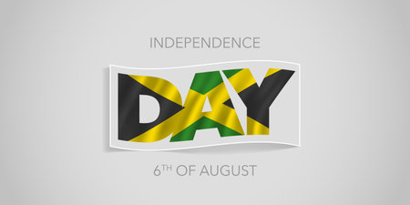 3d Waving Flag Of Jamaica Template For Your Design Royalty Free