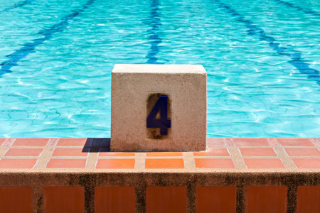 Swimming Pool Lane number 4