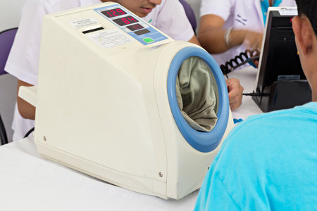 Automatic blood pressure monitor for health check