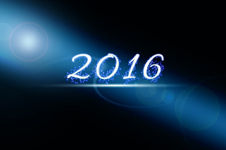 Year 2016 illustration design elementの写真素材