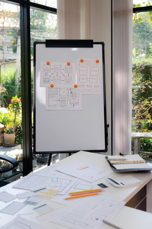 Wireframe, UX,UI, Front-End, Back-End. UX/UI prototype design and business strategy plan for develop...