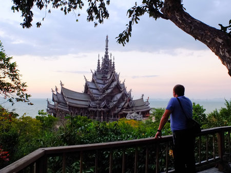 The tourist attraction in Pattaya, Thailandの写真素材