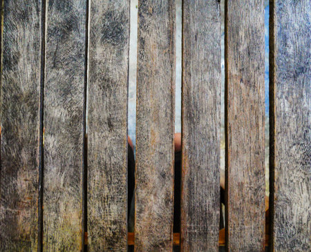 Old wood table background textureの写真素材
