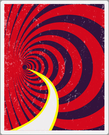 Retro poster Tkhe Classic Version of-Tkhe poster odds yor kreativity. Harvesting vectorのイラスト素材