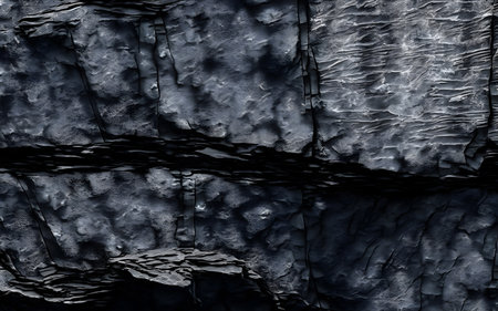 3d rendering of abstract black and white textured background with cracksの素材