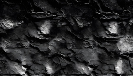 Black stone wall texture background. Abstract background and texture for design.の素材
