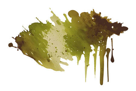 Watercolor paint splashes. grunge background. Vector illustration.の素材
