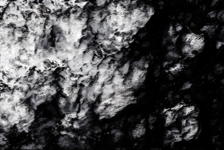 Black marble texture background pattern with high resolution. black and white.の素材