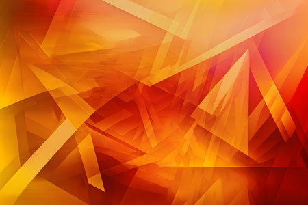 Abstract geometric background. Vector illustration eps10. Orange and red colorsの素材
