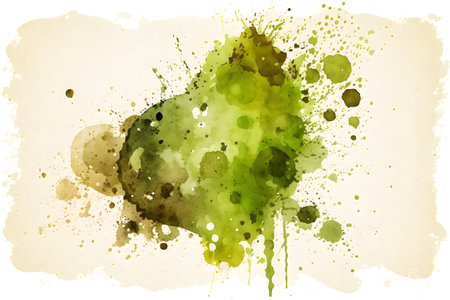 Watercolor splashes. grunge background. Vector illustration.の素材