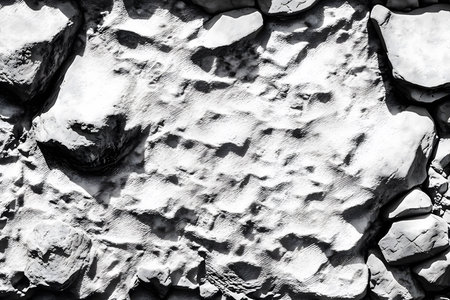 Texture of a stone wall. Abstract background for design. monochrome.の素材
