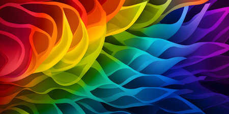 Rainbow abstract background. Vector illustration for your design. EPS10の素材
