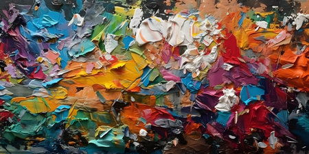abstract oil painting on canvas close-up, can be used as a backgroundの素材