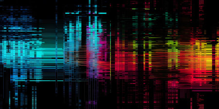 abstract multicolor background with motion blurの素材