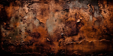 Rusty metal background or texture. Grunge rusty metal backgroundの素材