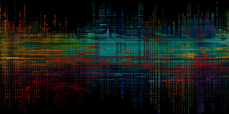 abstract colorful background with glitch effect. EPS 10 vector file includedの素材