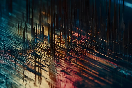 abstract technology background, computer-generated image. 3d renderの素材