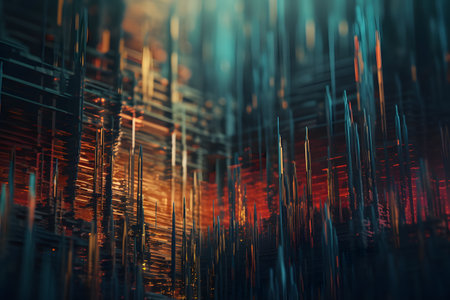 Abstract technology concept background. 3D Rendering, 3D illustrationの素材