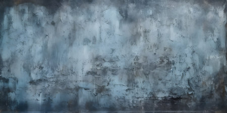 Old grunge wall background. Texture of old gray concrete wall with cracks and scratches.の素材