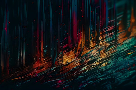 abstract background of red and blue colors with some smooth lines in itの素材
