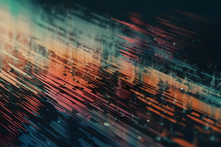 abstract background with glitch effect, computer generated abstract background, 3d renderingの素材