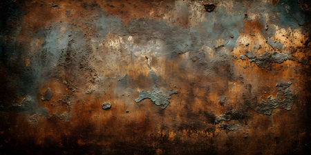 Rusty metal texture, rusty metal background for web site or mobile devices.の素材