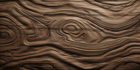 Wooden texture with natural patterns as a background, 3D illustrationの素材
