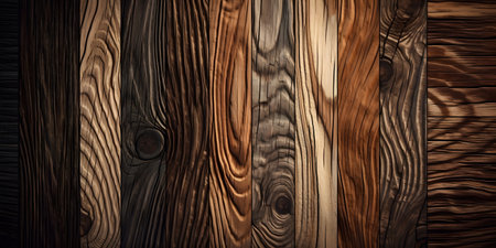 wooden texture. Lining boards wall. wooden background. patterns. Showing growth ringsの素材