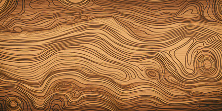 Wooden texture with natural pattern. Vector illustration. EPS 10.の素材