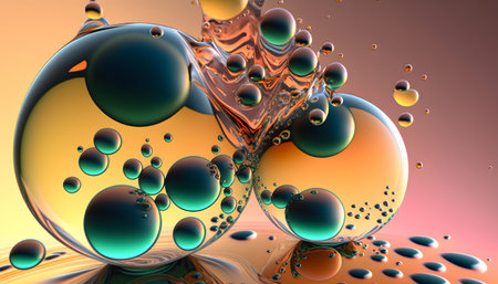 3d rendering of abstract geometric composition,digital artwork for creative graphic designの素材