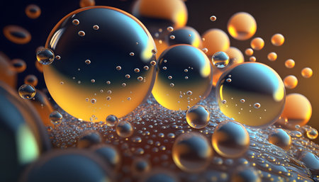3d illustration of abstract geometric composition,digital artwork for creative graphic designの素材