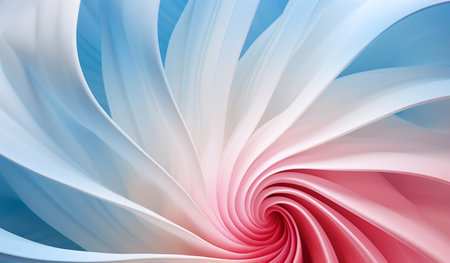abstract background with smooth lines in blue, pink and white colorsの素材