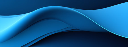 Blue abstract background. 3d rendering, 3d illustration. Computer digital drawing.の素材