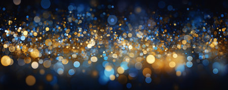 Abstract bokeh background. Festive lights. Glitter vintage lights background.の素材