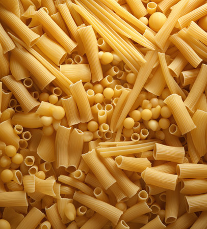 Pasta background. Dry paste texture. Pasta background. Pasta backgroundの素材