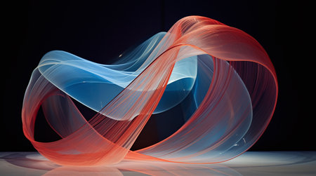 abstract fractal background a computer-generated 2D illustration, textureの素材