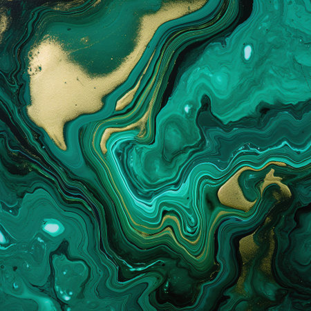 Marble abstract acrylic background. Marbling artwork texture. Agate ripple pattern. gold powder.の素材