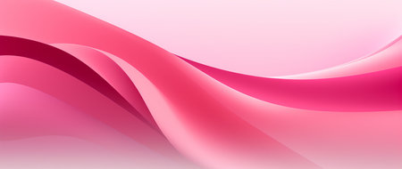 Abstract background with wavy lines in pink colors. Vector illustration.の素材