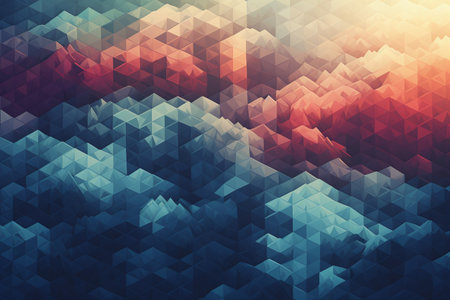 Abstract polygonal background. Vector illustration. EPS 10.の素材